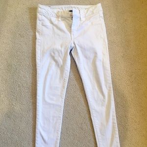 American Eagle White Jeggings